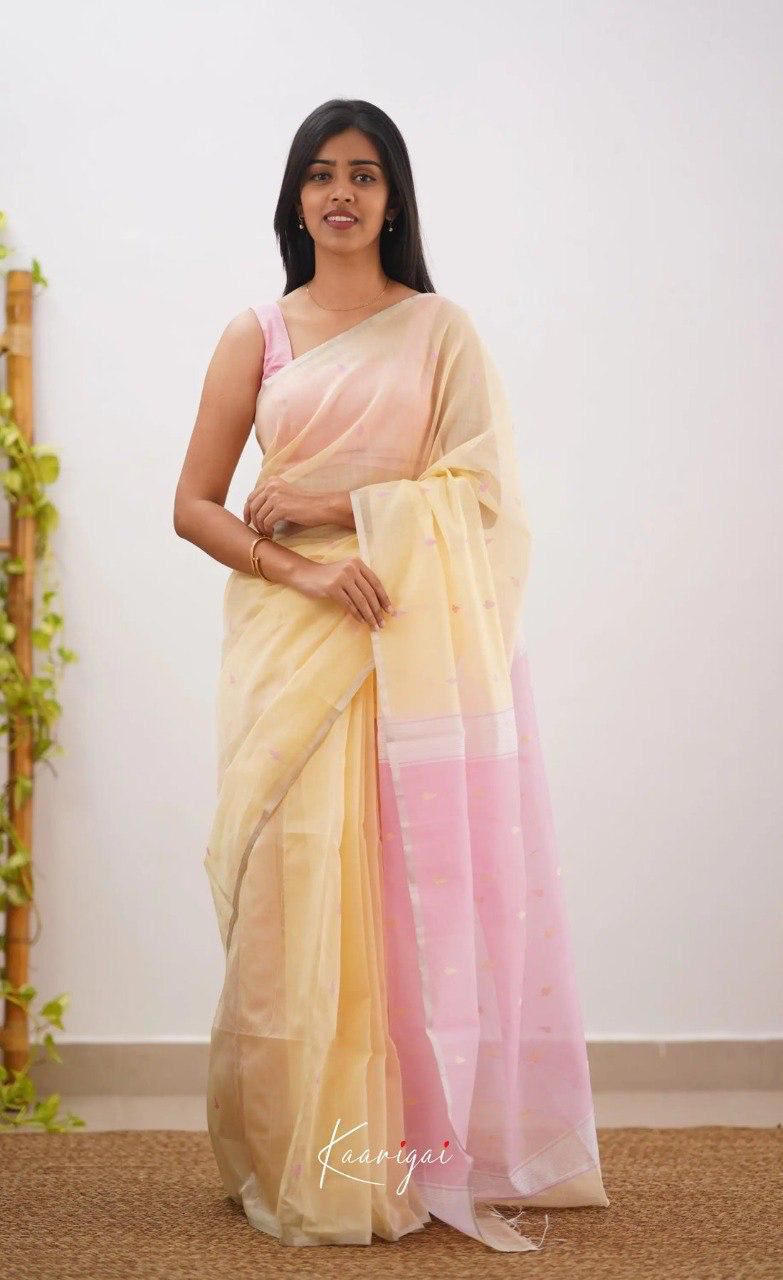 Elegant Ciku-Pink Silk Saree with Stylish Fusion of Classic and Modern